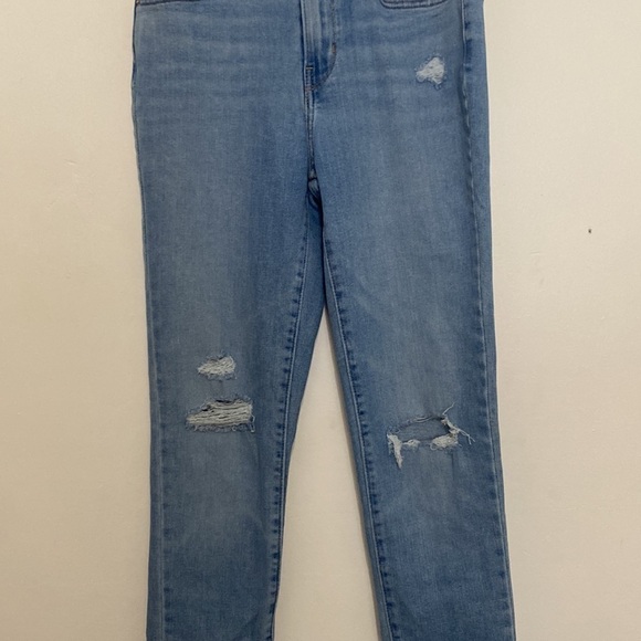 Levi’s 721 high rise skinny size 27 distressed light wash jeans - Picture 3 of 6
